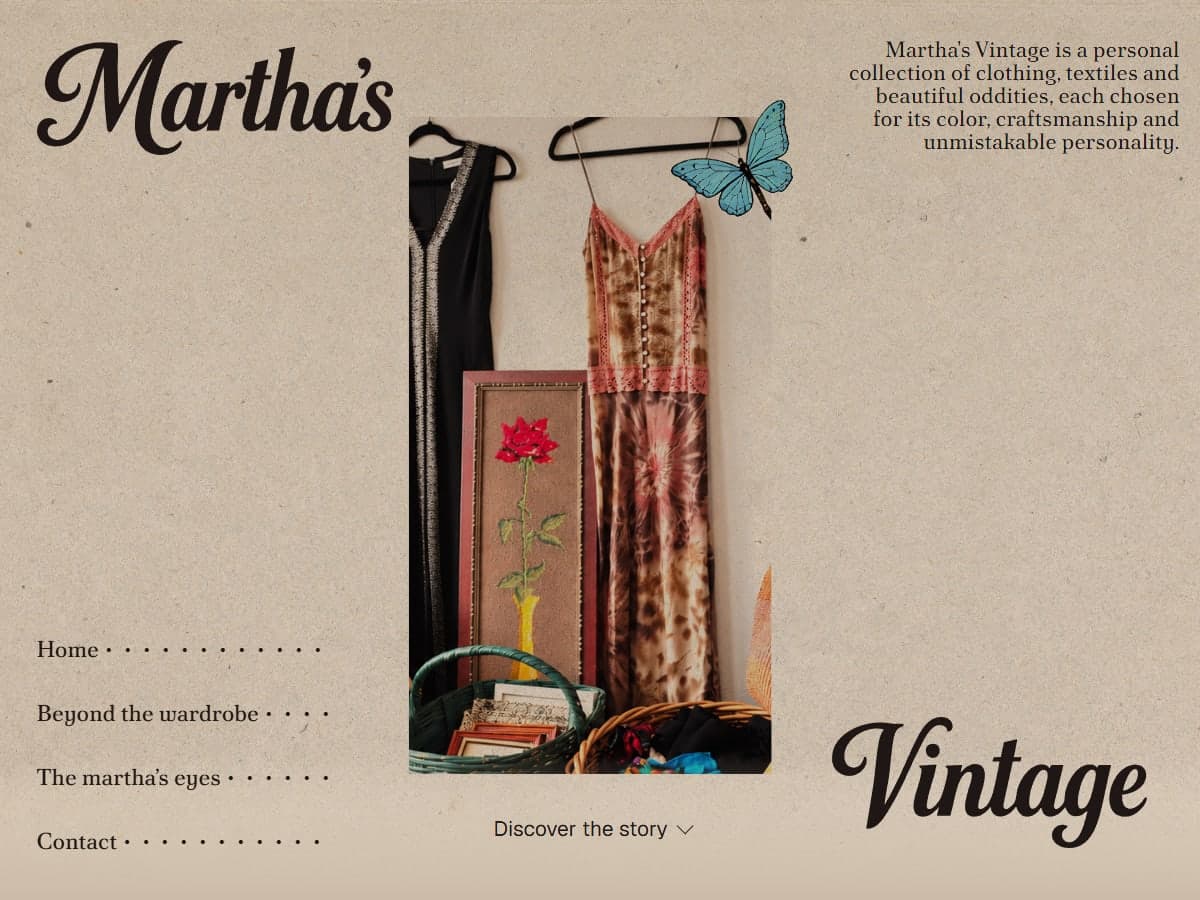 Martha's Vintage website